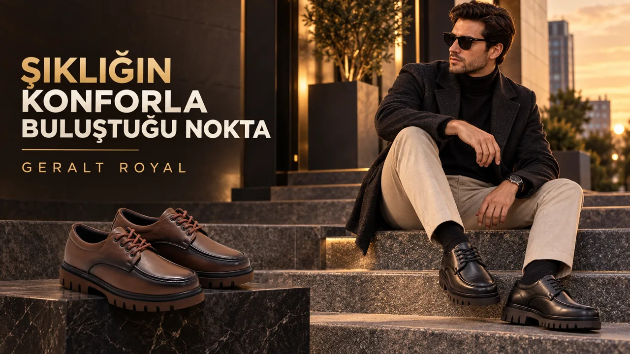 Geralt Royal siyah ve kahve ayakkabı kampanyası: Şıklığın konforla buluştuğu nokta